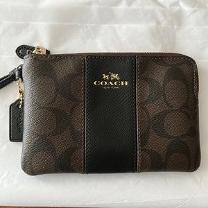 Coach Card Case Keychain Wallet EUC